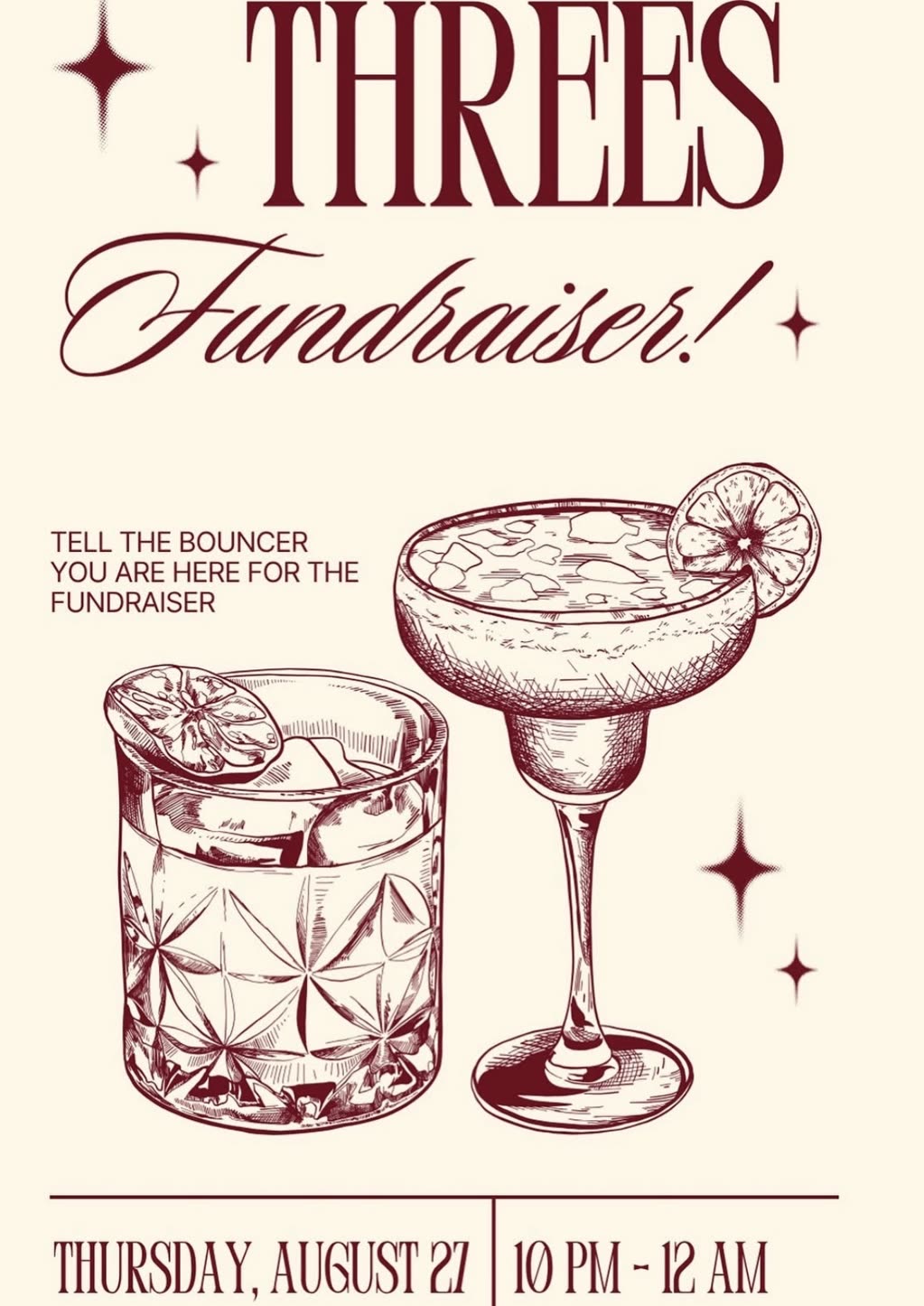 Three’s Fundraiser